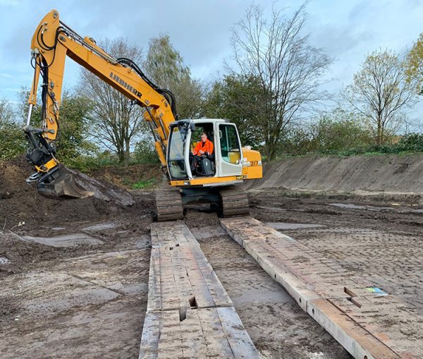 Graafmachinematten, Baggermatratzen