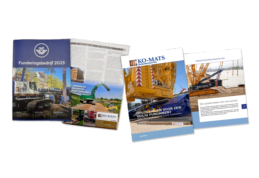 Flyer Brochure Ko-Mats Nederlands